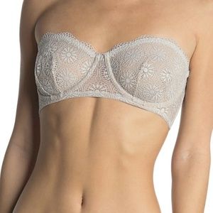 Free People Intimately Bra Starla Underwire Blue